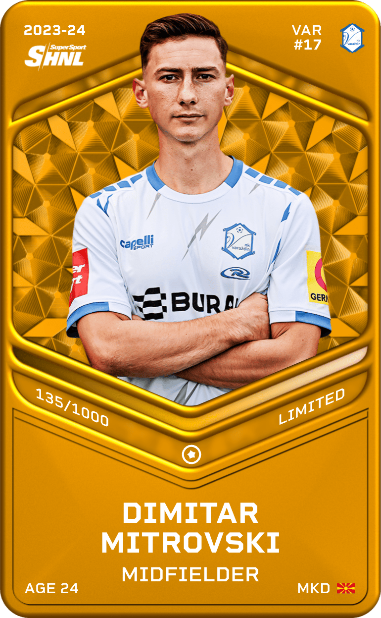 Dimitar Mitrovski 2023-24 • Limited 135/1000