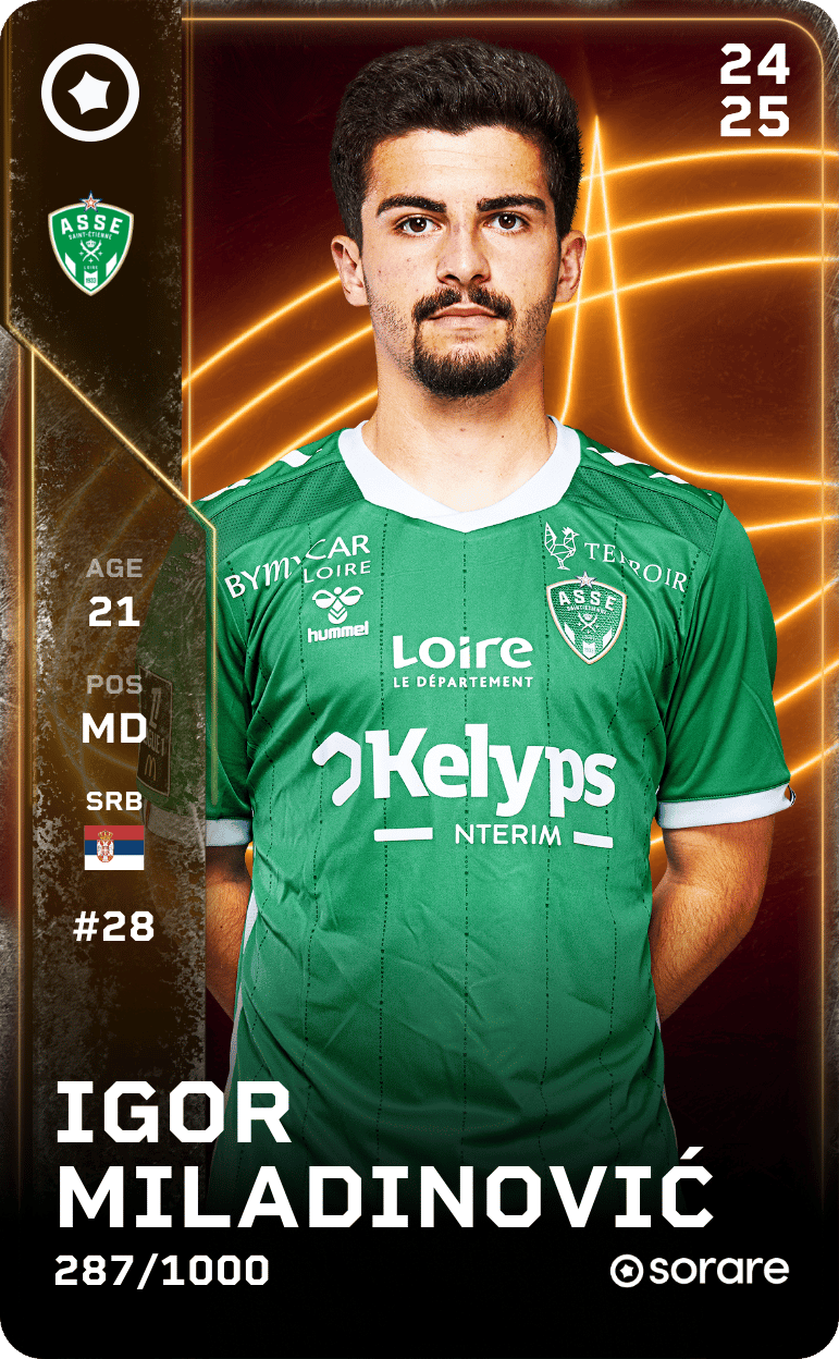 Igor Miladinović 2024-25 • Limited 287/1000