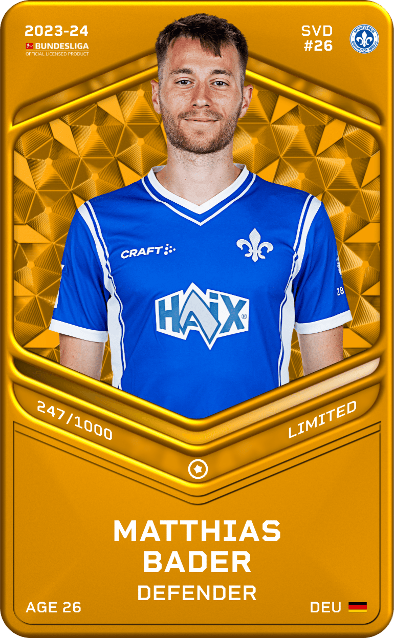 Matthias Bader 2023-24 • Limited 247/1000