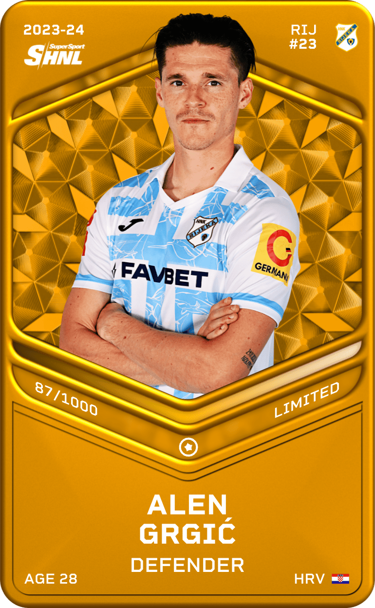 Alen Grgić 2023-24 • Limited 87/1000