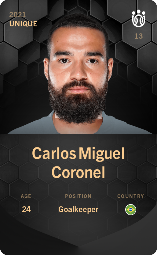Sorare - Sorare Official - Carlos Miguel Coronel 2021-22 • Unique - NFT # 72065111240117739593294595964634256440001236707899612074810440338658474843533