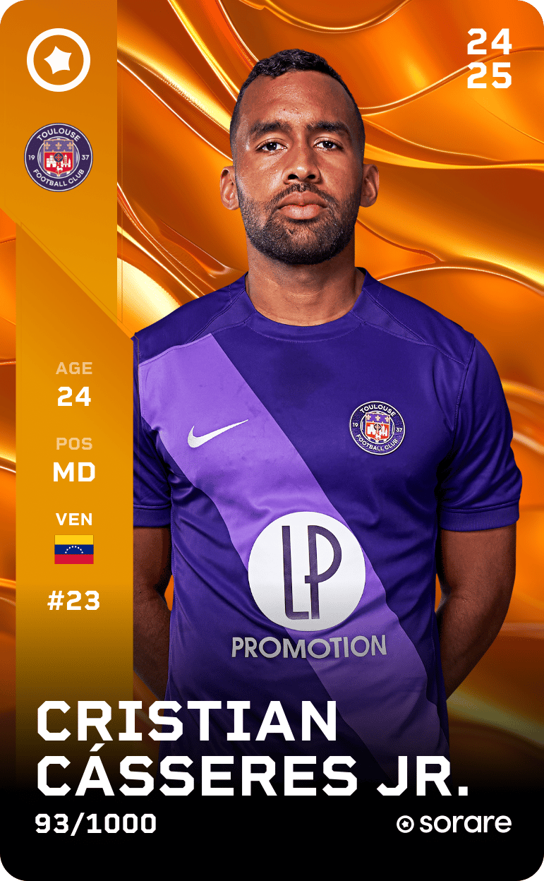 Cristian Cásseres Jr. 2024-25 • Limited 93/1000