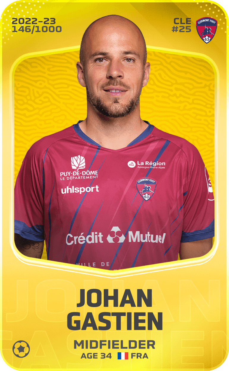 Johan Gastien 2022-23 • Limited 146/1000