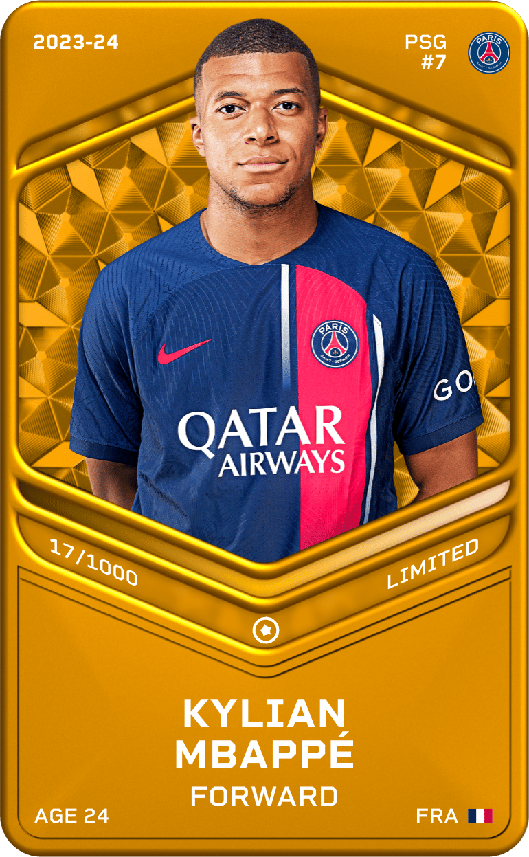 Kylian Mbappé 2023-24 • Limited 17/1000