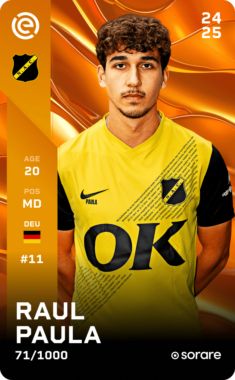Raul Paula 2024-25 • Limited 71/1000