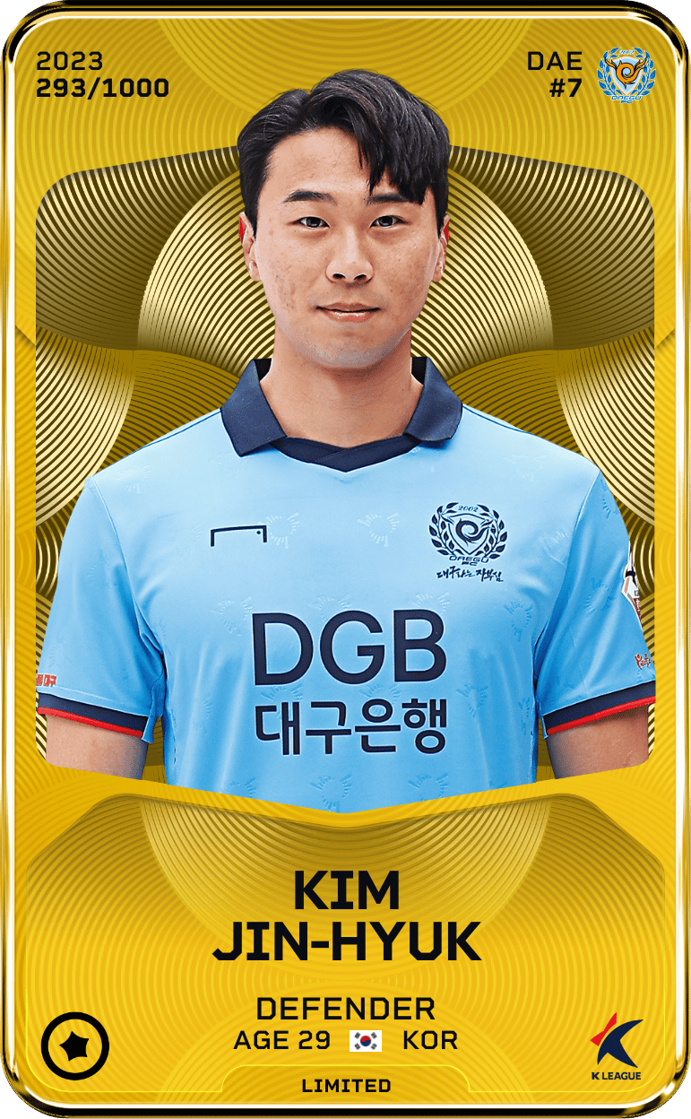 Kim Jin-Hyuk 2023-24 • Limited 293/1000