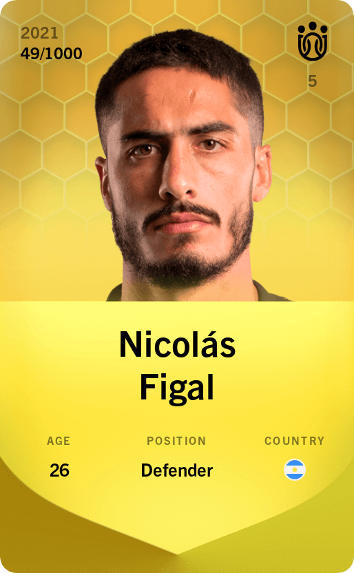 Nicolás Figal 2021-22 • Limited 49/1000