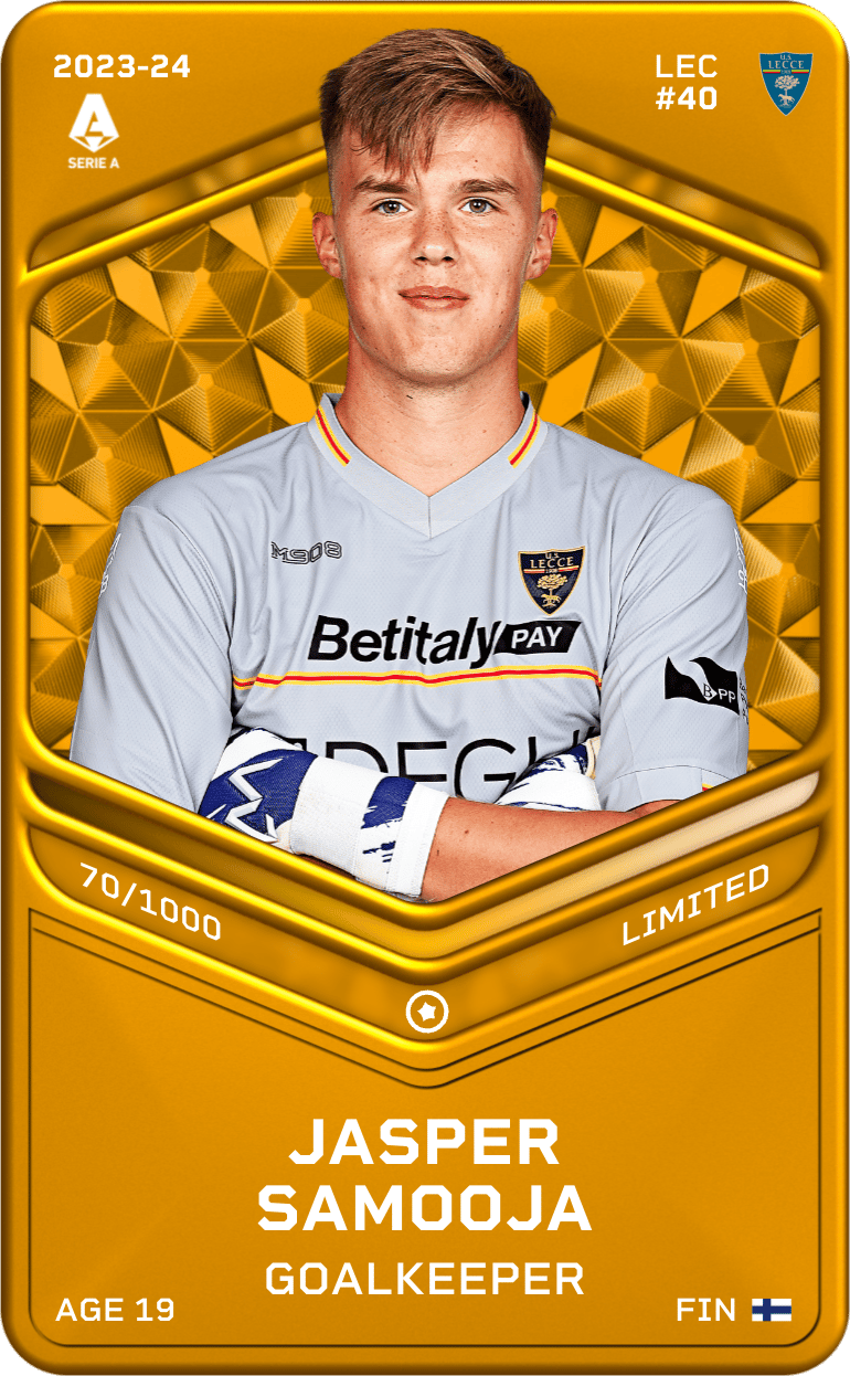 Jasper Samooja 2023-24 • Limited 70/1000