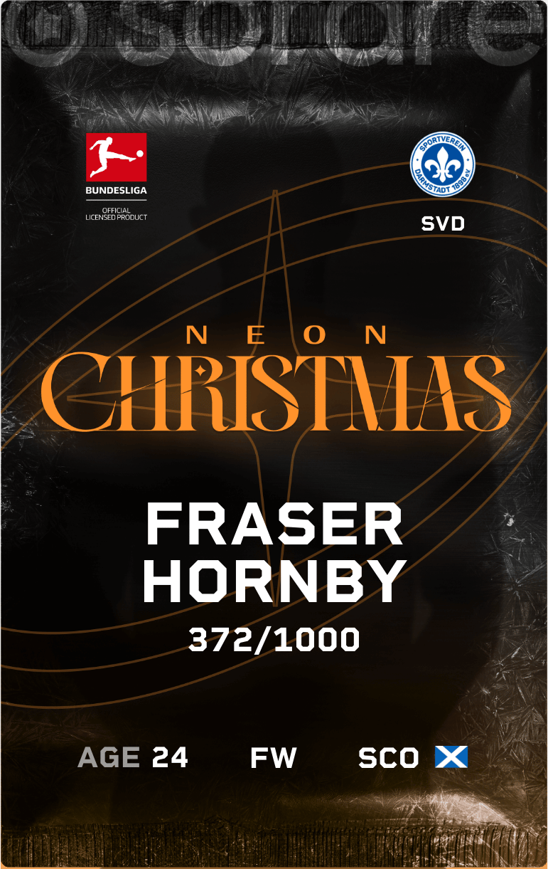 Fraser Hornby 2024-25 • Limited 372/1000