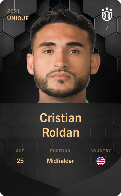 Sorare - Sorare Official - Cristian Roldan 2021-22 • Unique - NFT # 1697753639276921639088334071635682619673954314073289879317225188842060564573