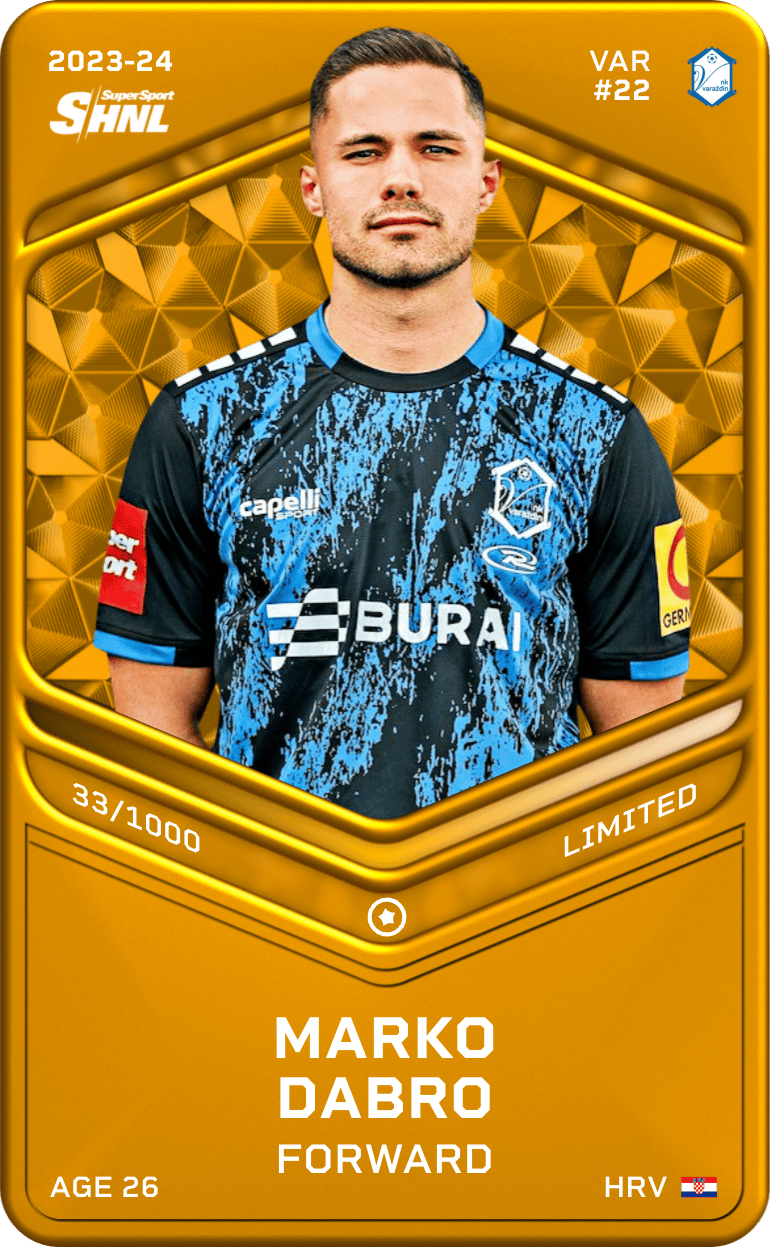 Marko Dabro 2023-24 • Limited 33/1000