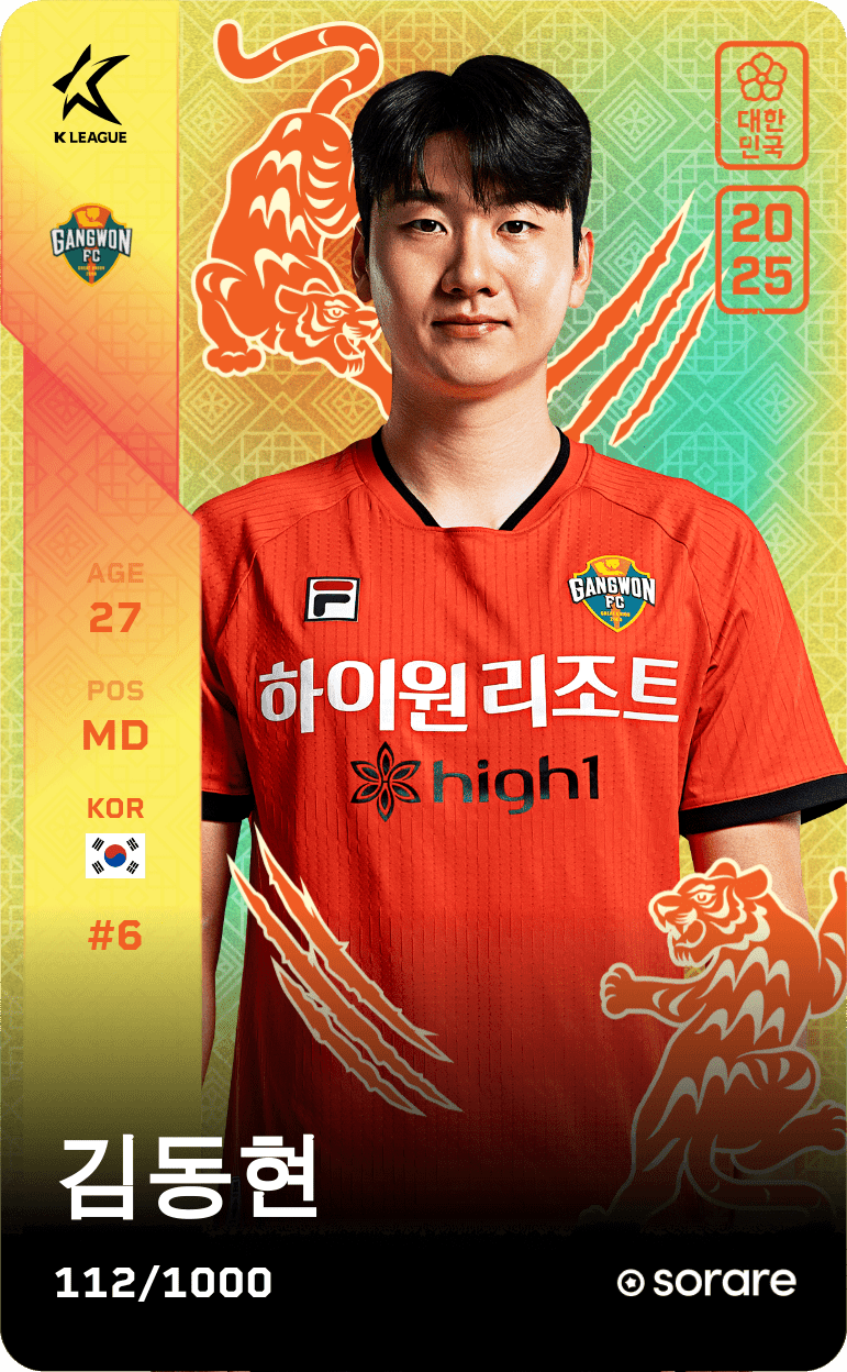 Kim Dong-Hyun 2025-26 • Limited 112/1000