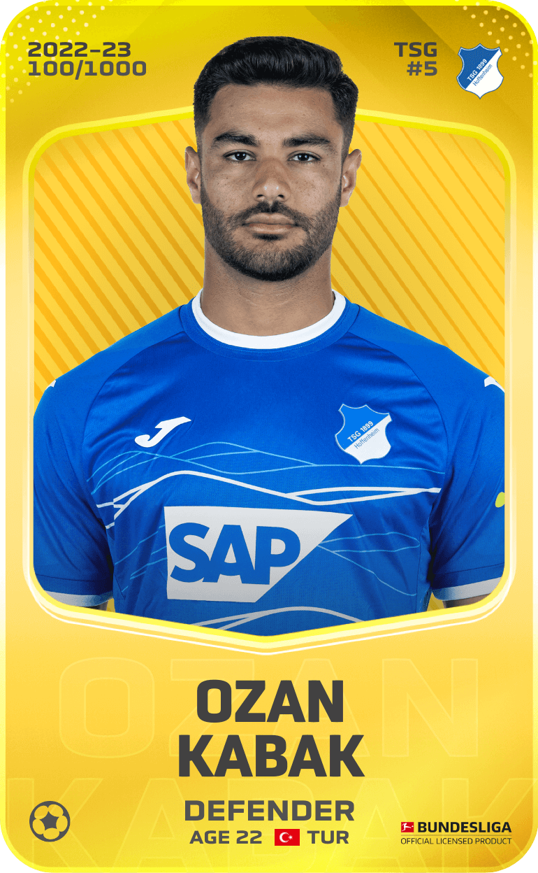 Ozan Kabak 2022-23 • Limited 100/1000