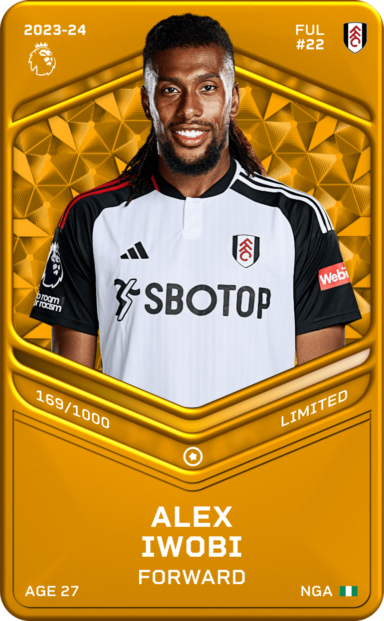 Alex Iwobi 2023-24 • Limited 169/1000
