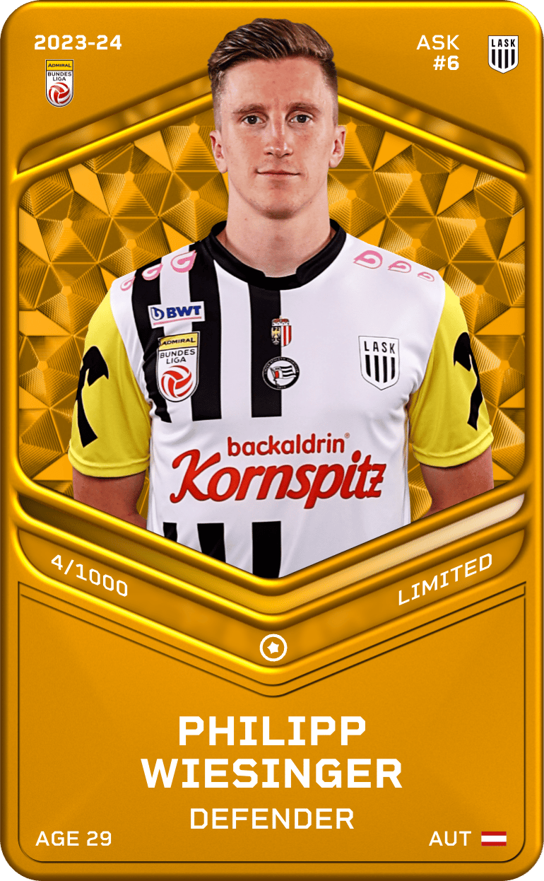 Philipp Wiesinger 2023-24 • Limited 4/1000