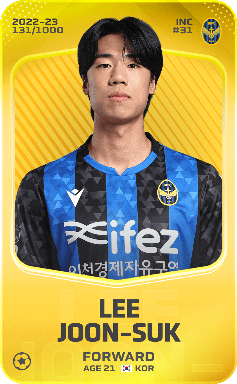 Lee Joon-Suk 2022-23 • Limited 131/1000