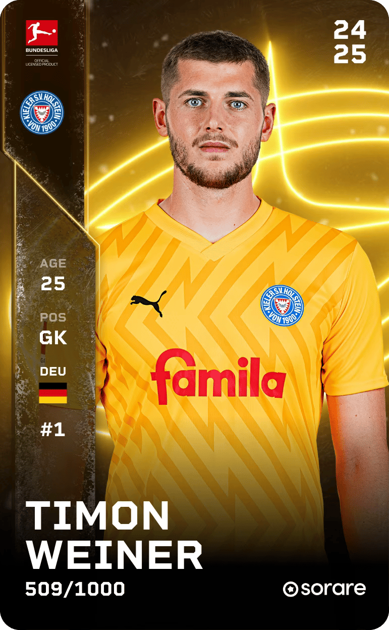 Timon Weiner 2024-25 • Limited 509/1000