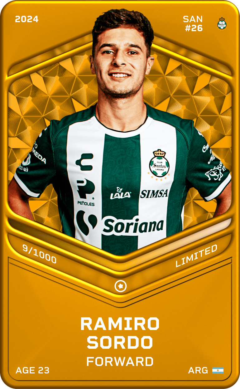 Ramiro Sordo 2024-25 • Limited 9/1000