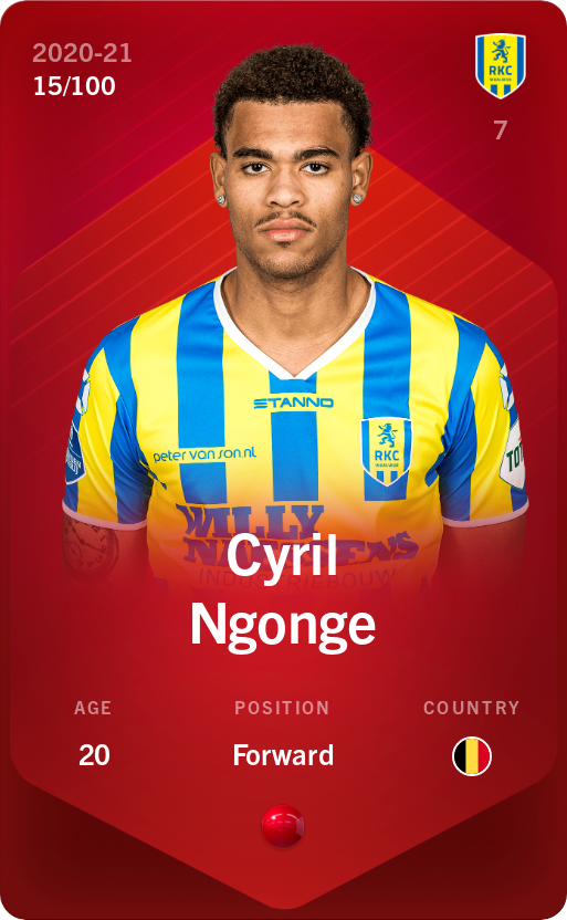 Sorare - Sorare Official - Cyril Ngonge 2020-21 • Rare 15/100 - NFT # 66326061540645676569467308847493018766102678925890437790743921459641146656642