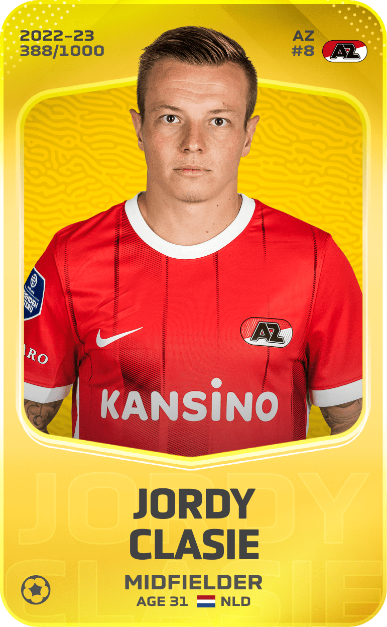 Jordy Clasie 2022-23 • Limited 388/1000
