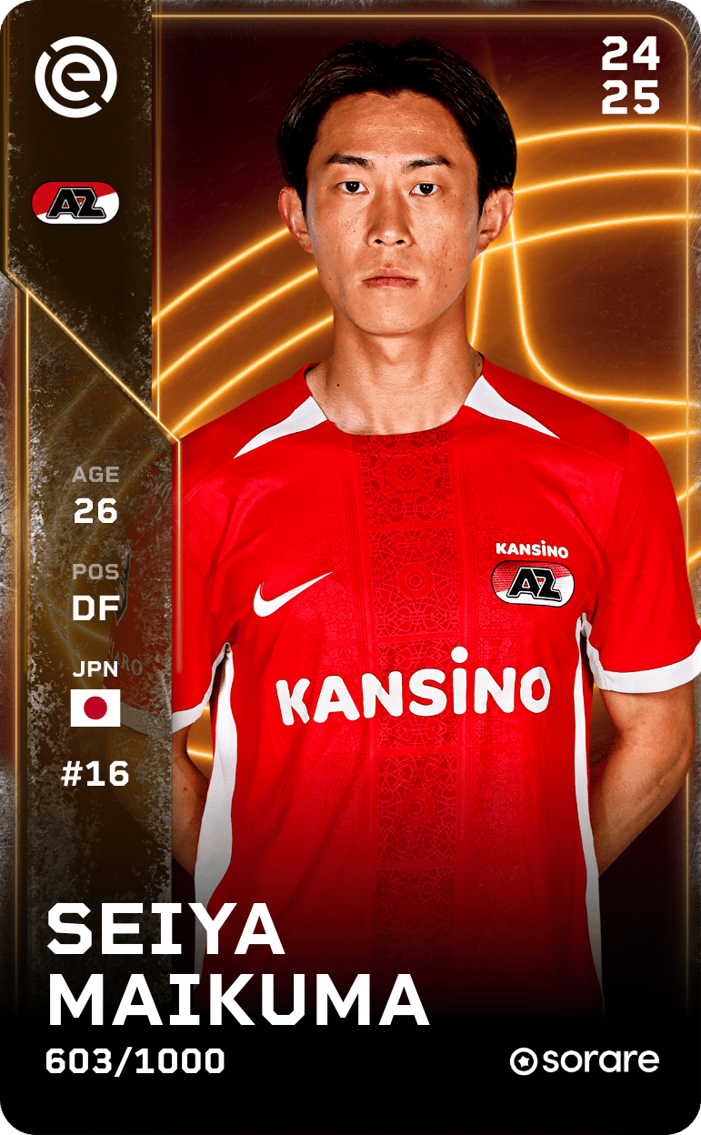 Seiya Maikuma 2024-25 • Limited 603/1000