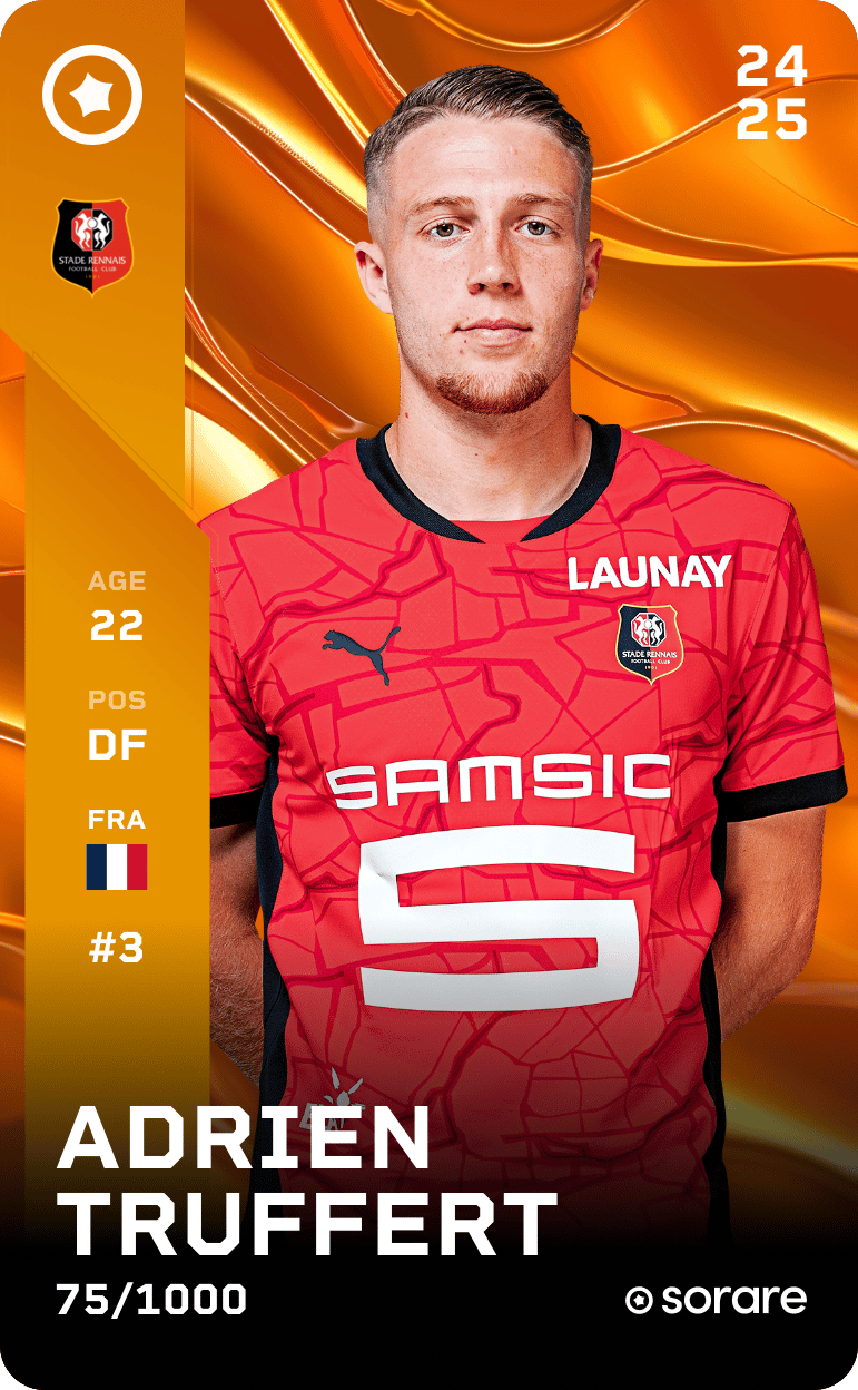 Adrien Truffert 2024-25 • Limited 75/1000
