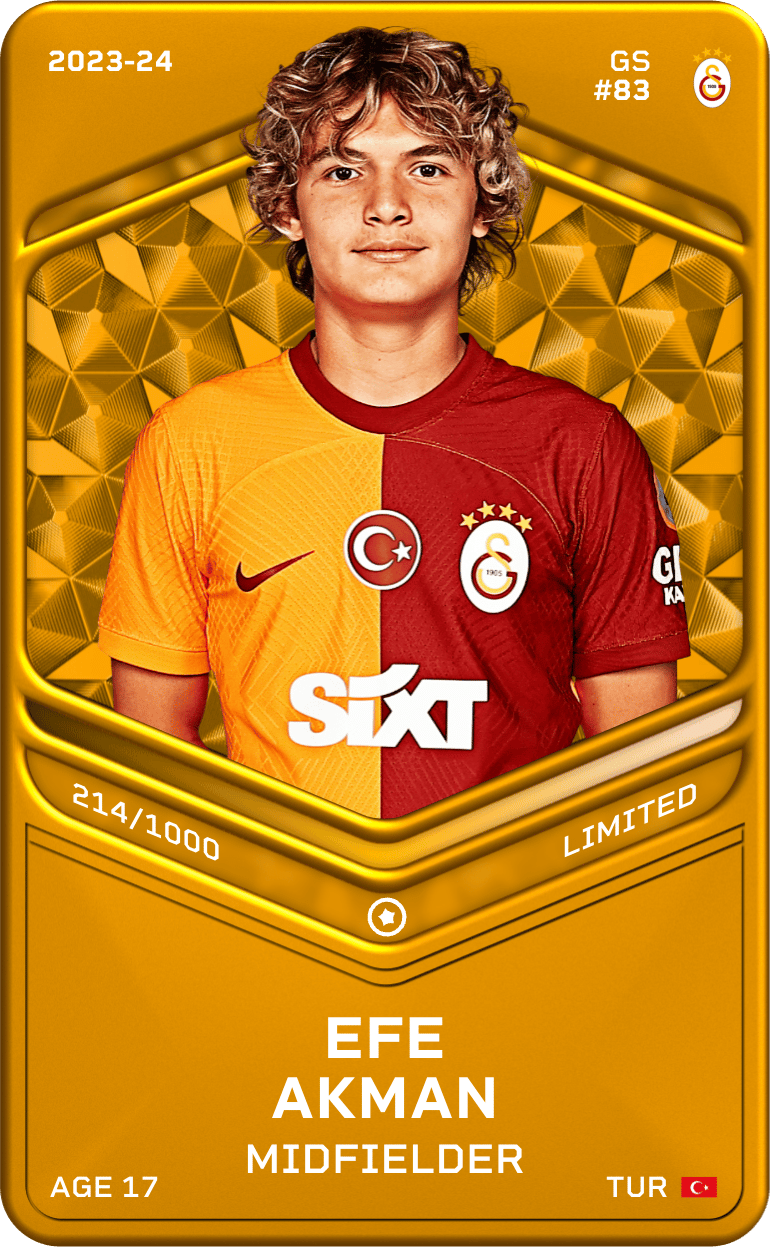 Efe Akman 2023-24 • Limited 214/1000