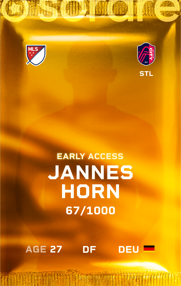 Jannes Horn 2025-26 • Limited 67/1000