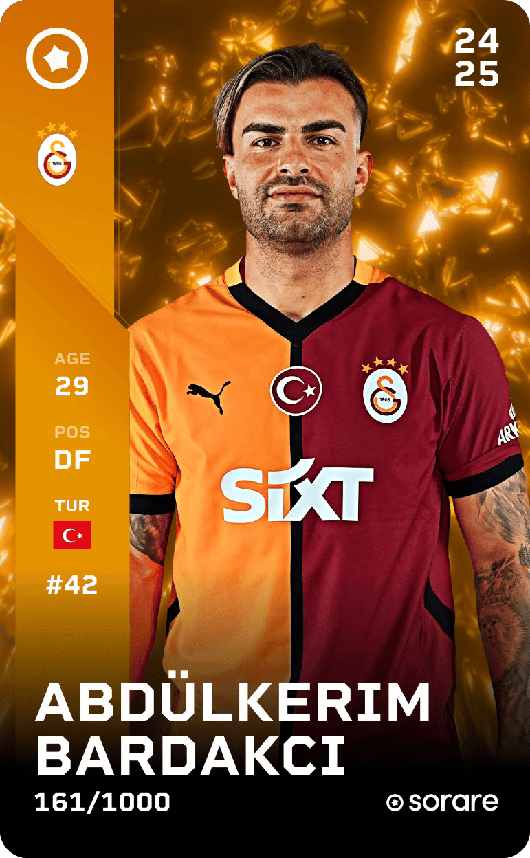 Abdülkerim Bardakcı 2024-25 • Limited 161/1000
