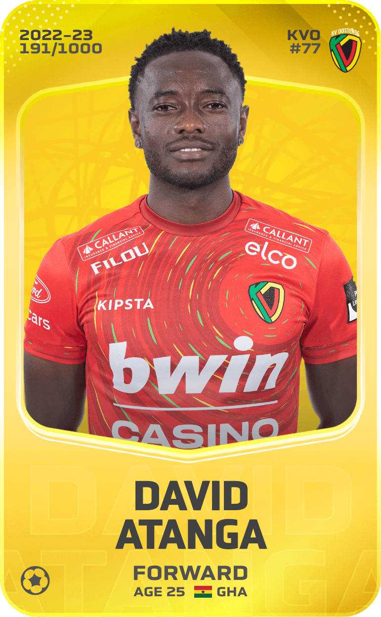 David Atanga 2022-23 • Limited 191/1000