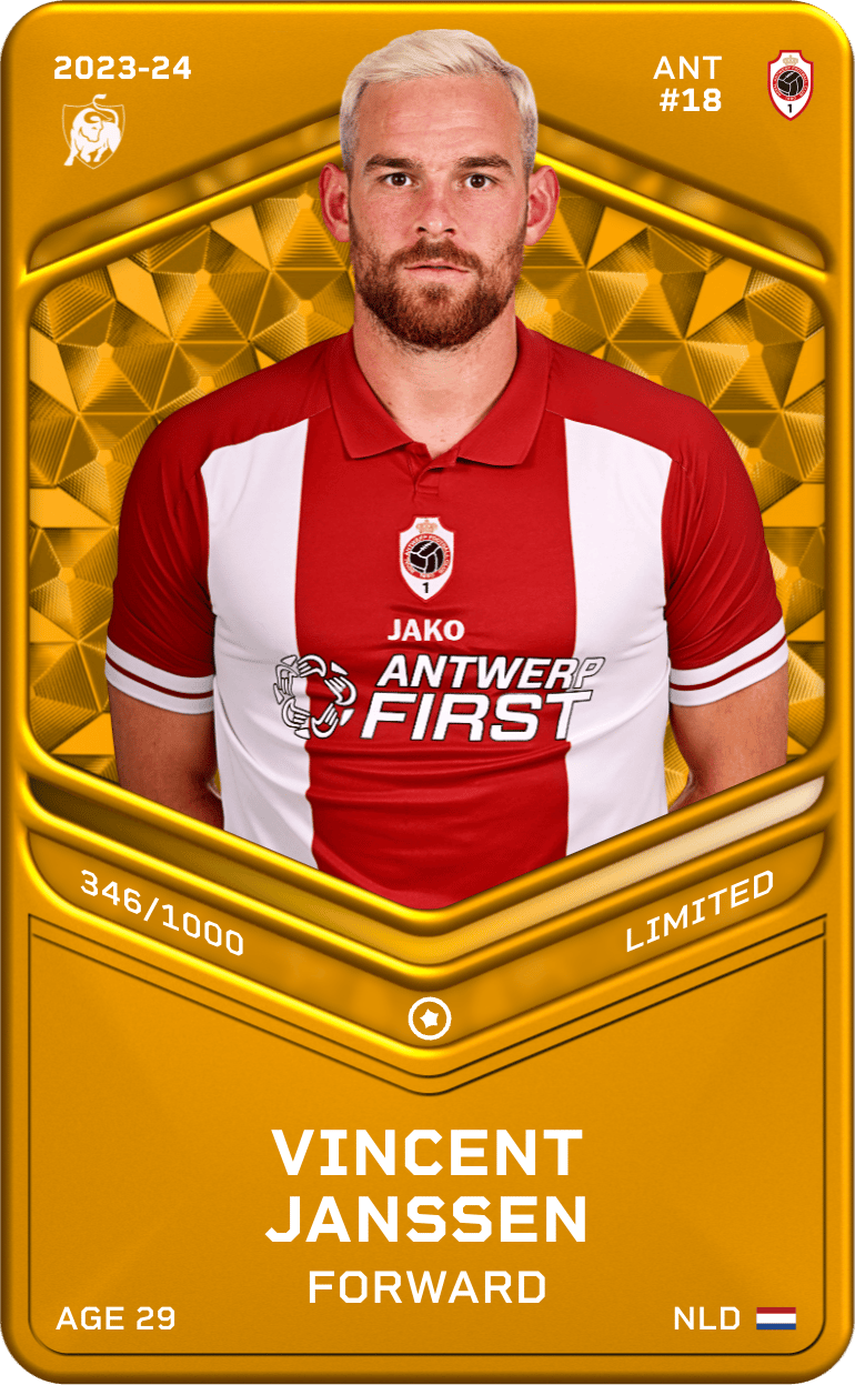 Vincent Janssen 2023-24 • Limited 346/1000