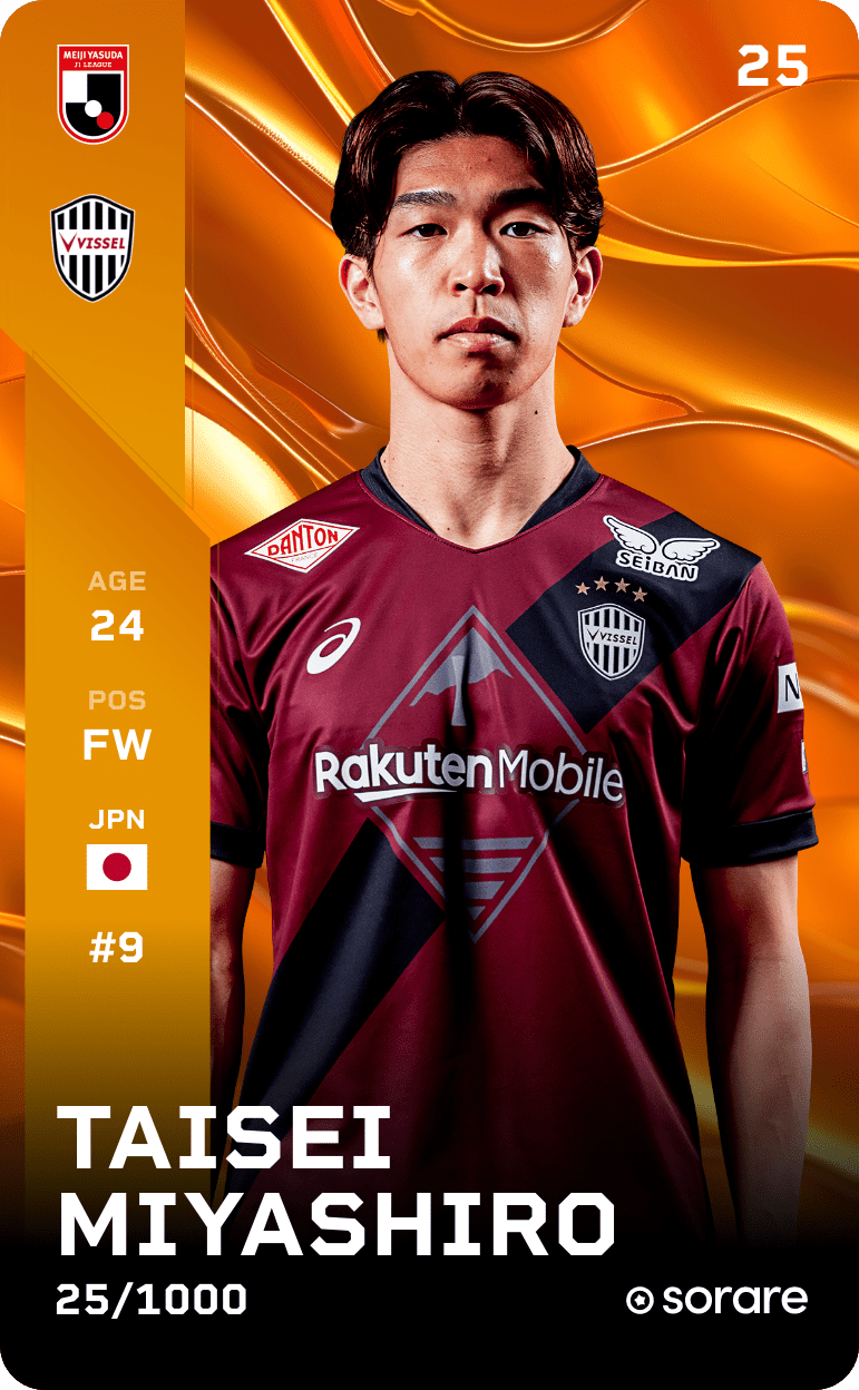Taisei Miyashiro 2025-26 • Limited 25/1000