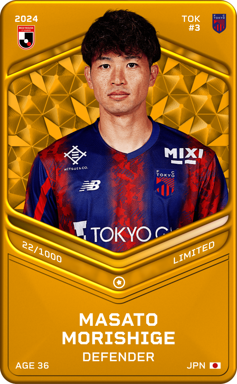 Masato Morishige 2024-25 • Limited 22/1000