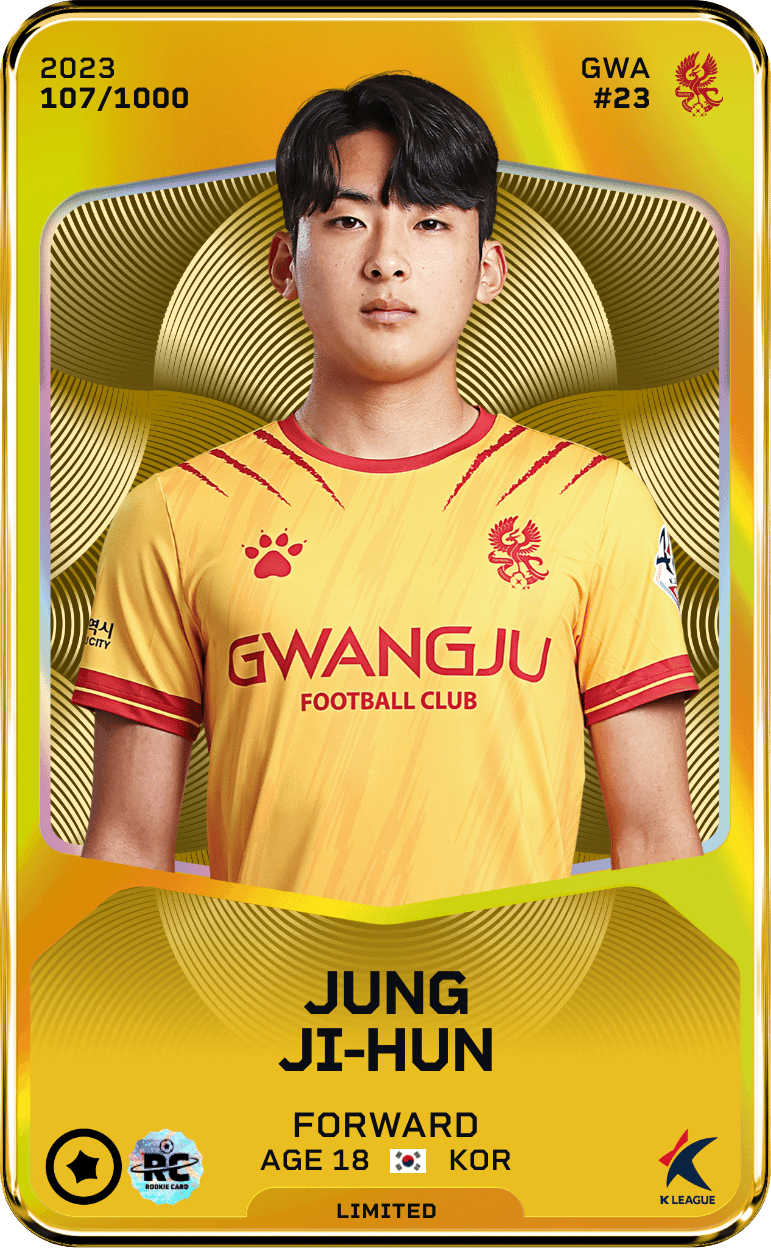 Jung Ji-Hun 2023-24 • Limited 107/1000