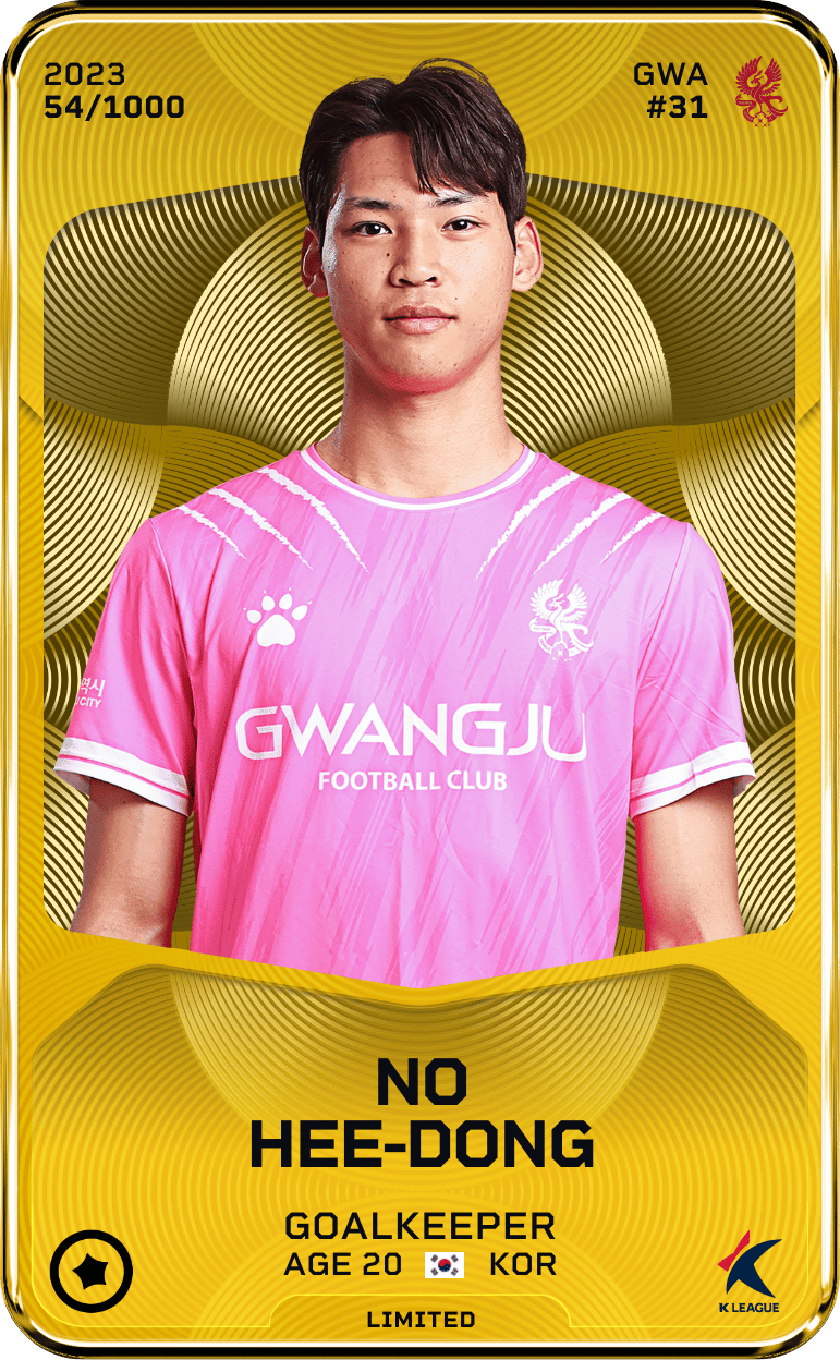 No Hee-Dong 2023-24 • Limited 54/1000