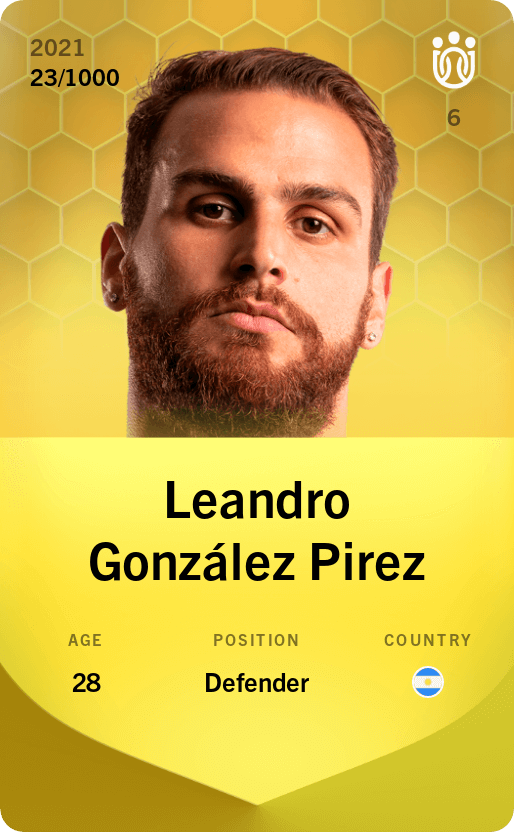 Leandro González Pirez 2021-22 • Limited 23/1000