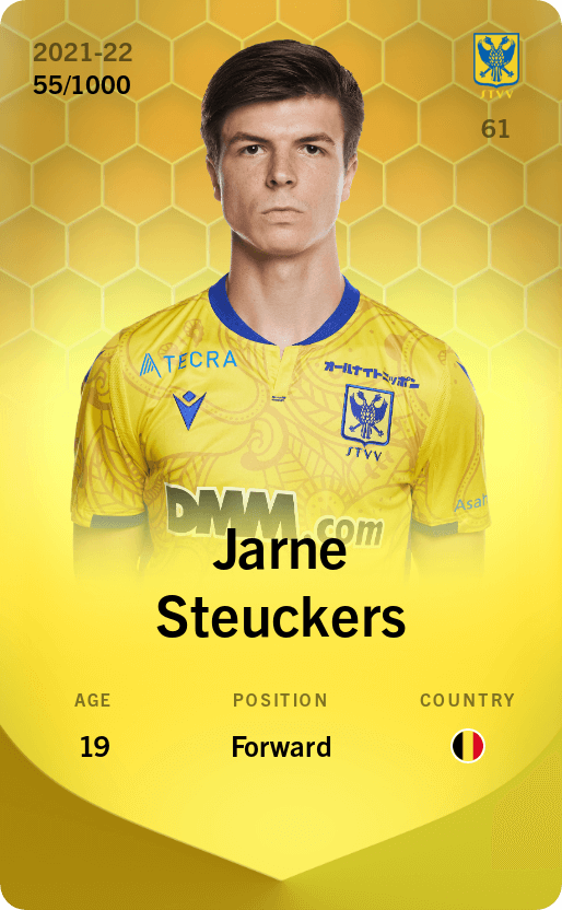 Jarne Steuckers 2021-22 • Limited 55/1000