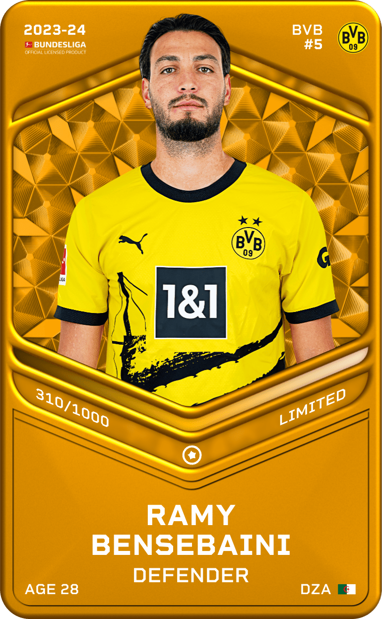 Ramy Bensebaini 2023-24 • Limited 310/1000