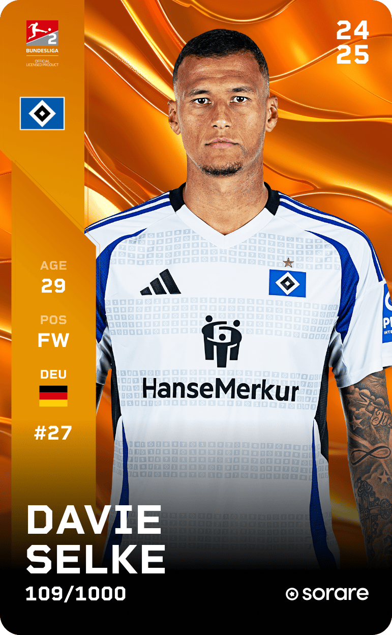 Davie Selke 2024-25 • Limited 109/1000