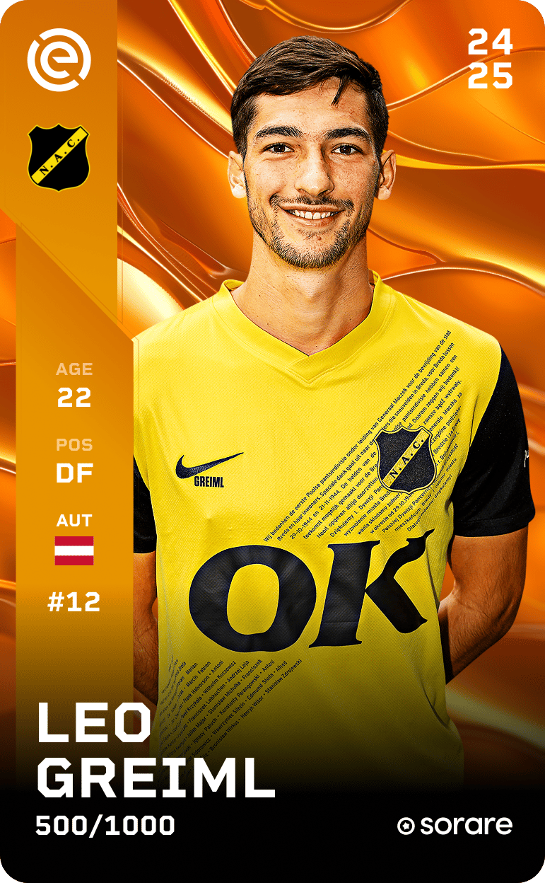 Leo Greiml 2024-25 • Limited 500/1000