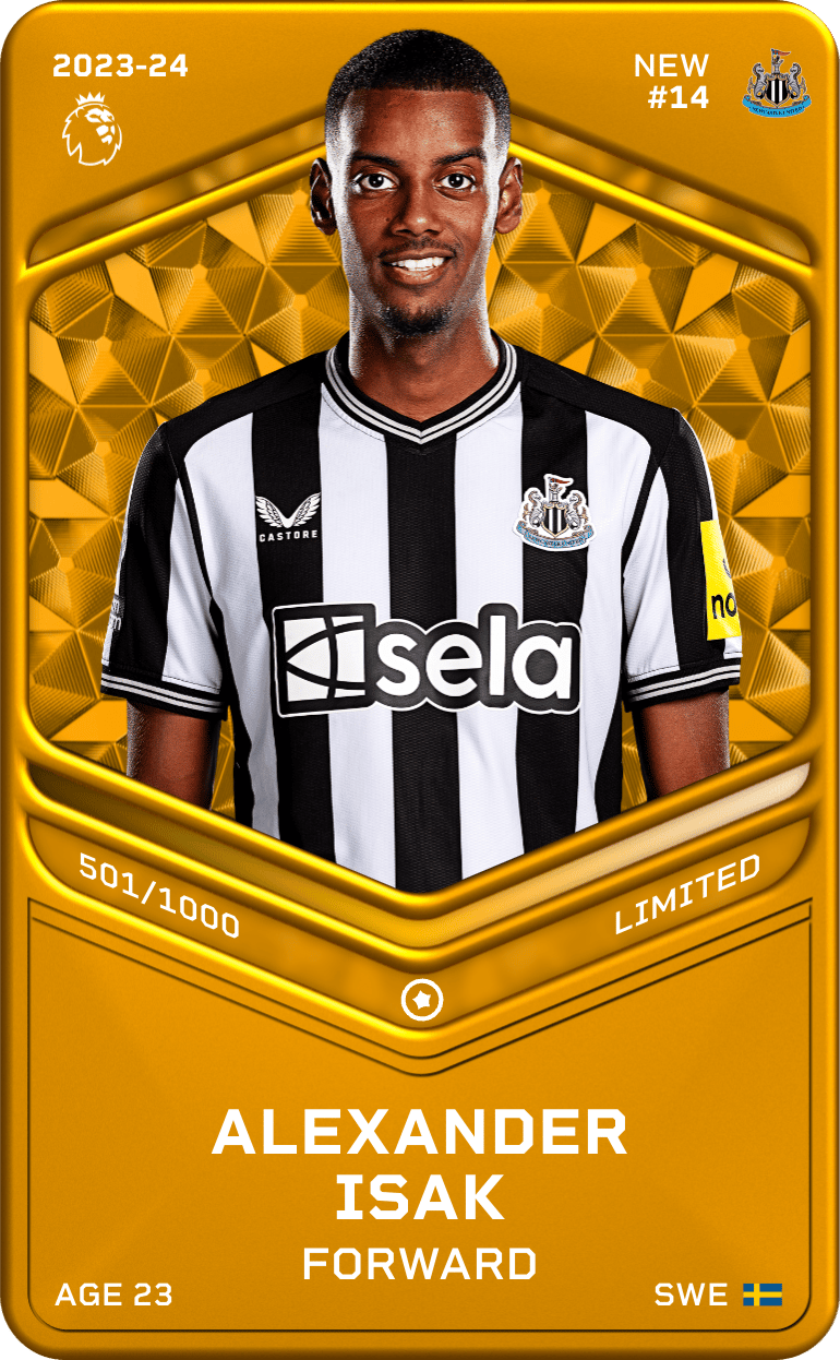 Alexander Isak 2023-24 • Limited 501/1000