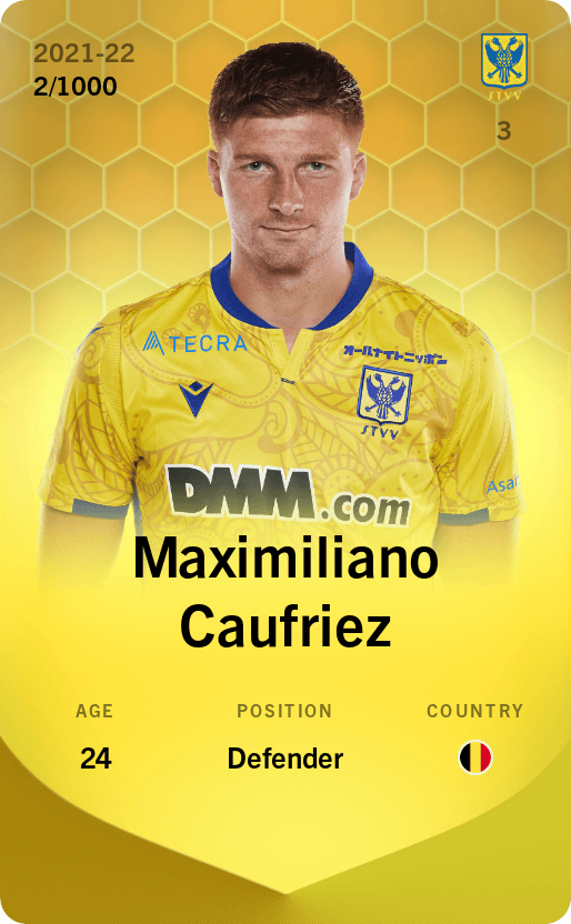 Maximiliano Caufriez 2021-22 • Limited 2/1000