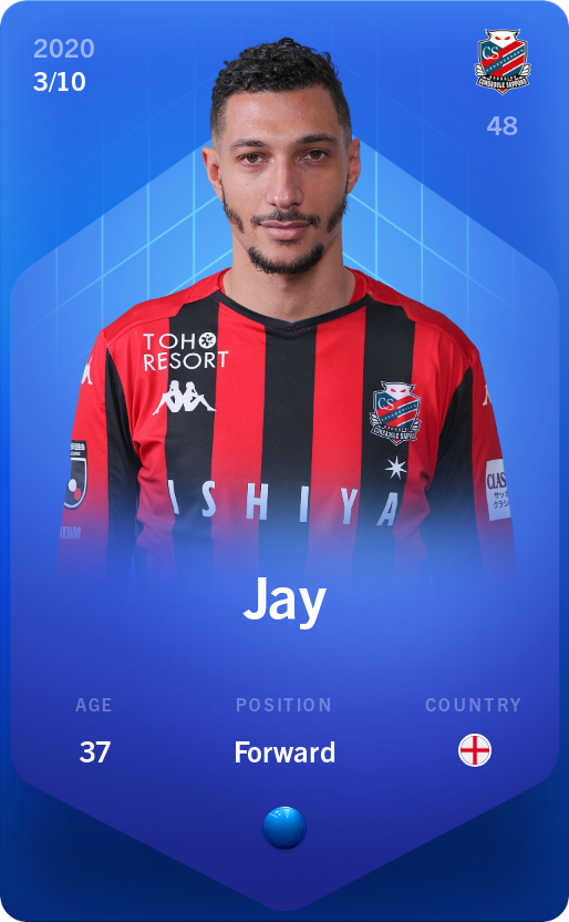 Sorare - Sorare Official - Jay 2020-21 • Super Rare 3/10 - NFT # 96456230936533168368699065207943345587495444534012123951154841272087693281212