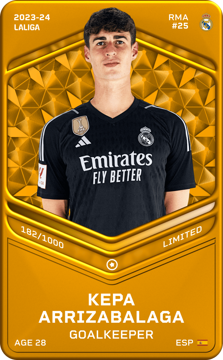 Kepa Arrizabalaga 2023-24 • Limited 182/1000
