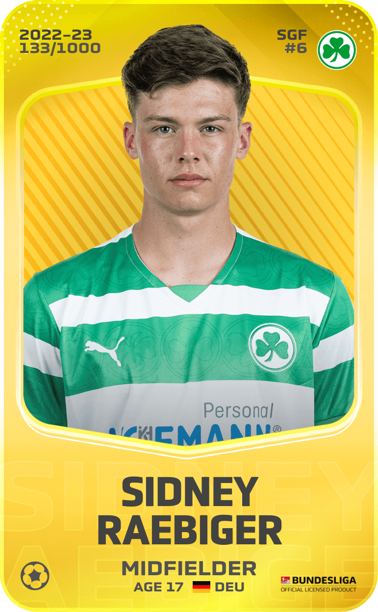 Sidney Raebiger 2022-23 • Limited 133/1000