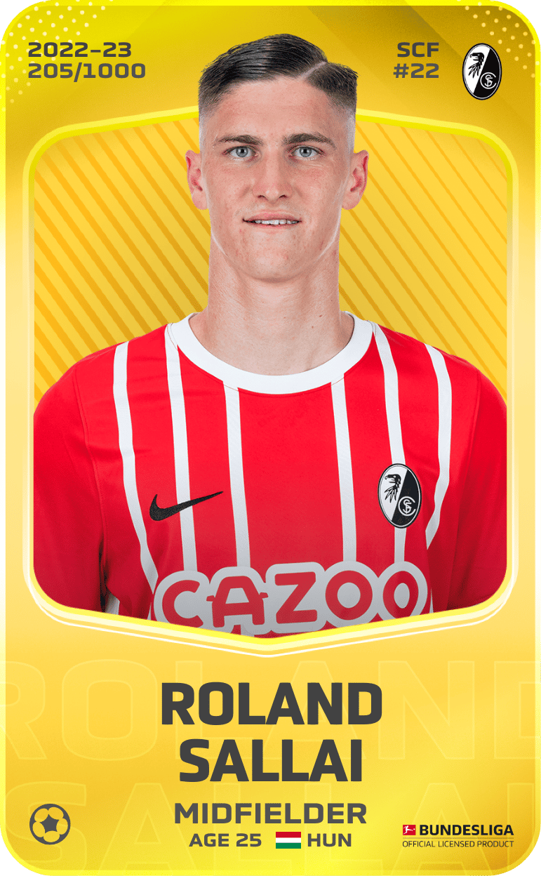 Roland Sallai 2022-23 • Limited 205/1000