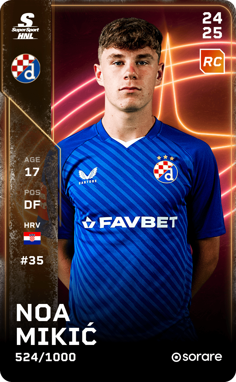 Noa Mikić 2024-25 • Limited 524/1000