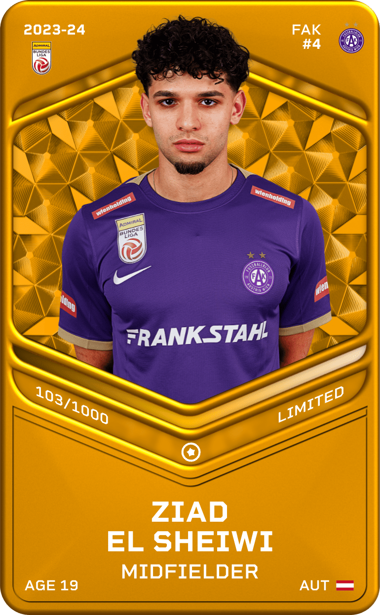 Ziad El Sheiwi 2023-24 • Limited 103/1000