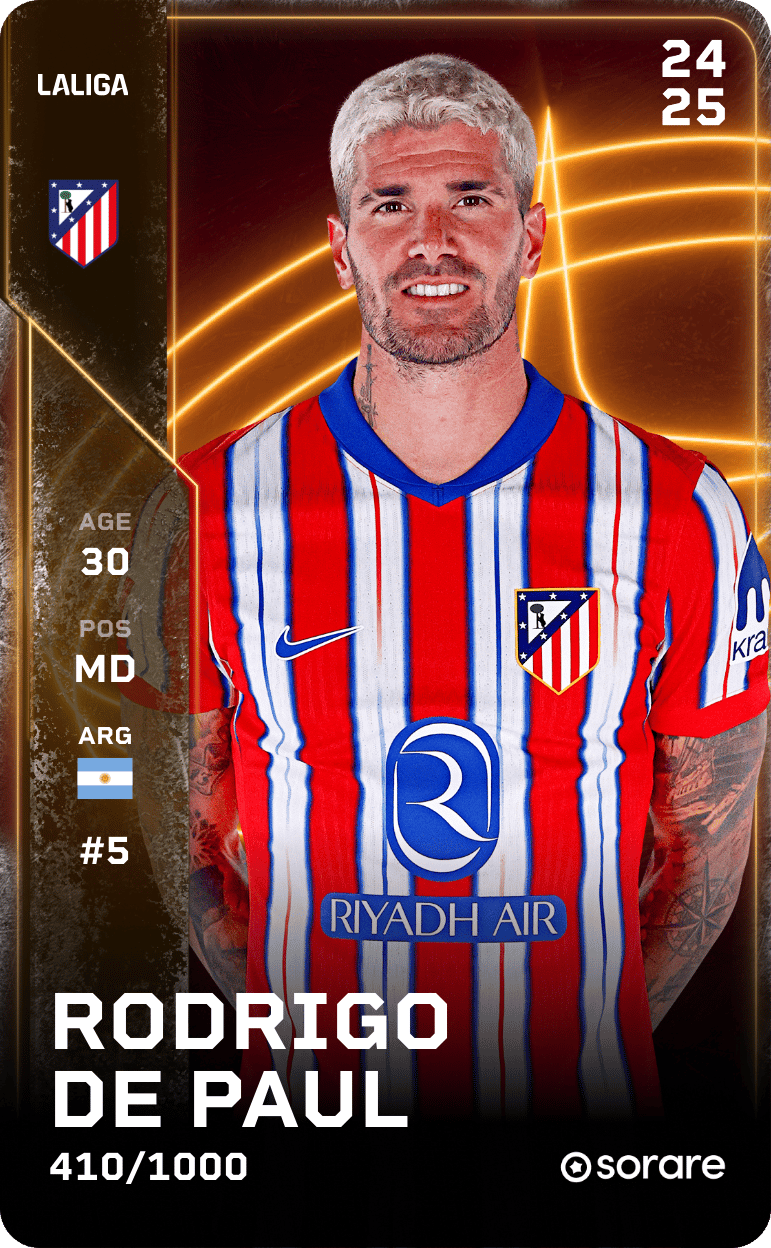 Rodrigo De Paul 2024-25 • Limited 410/1000