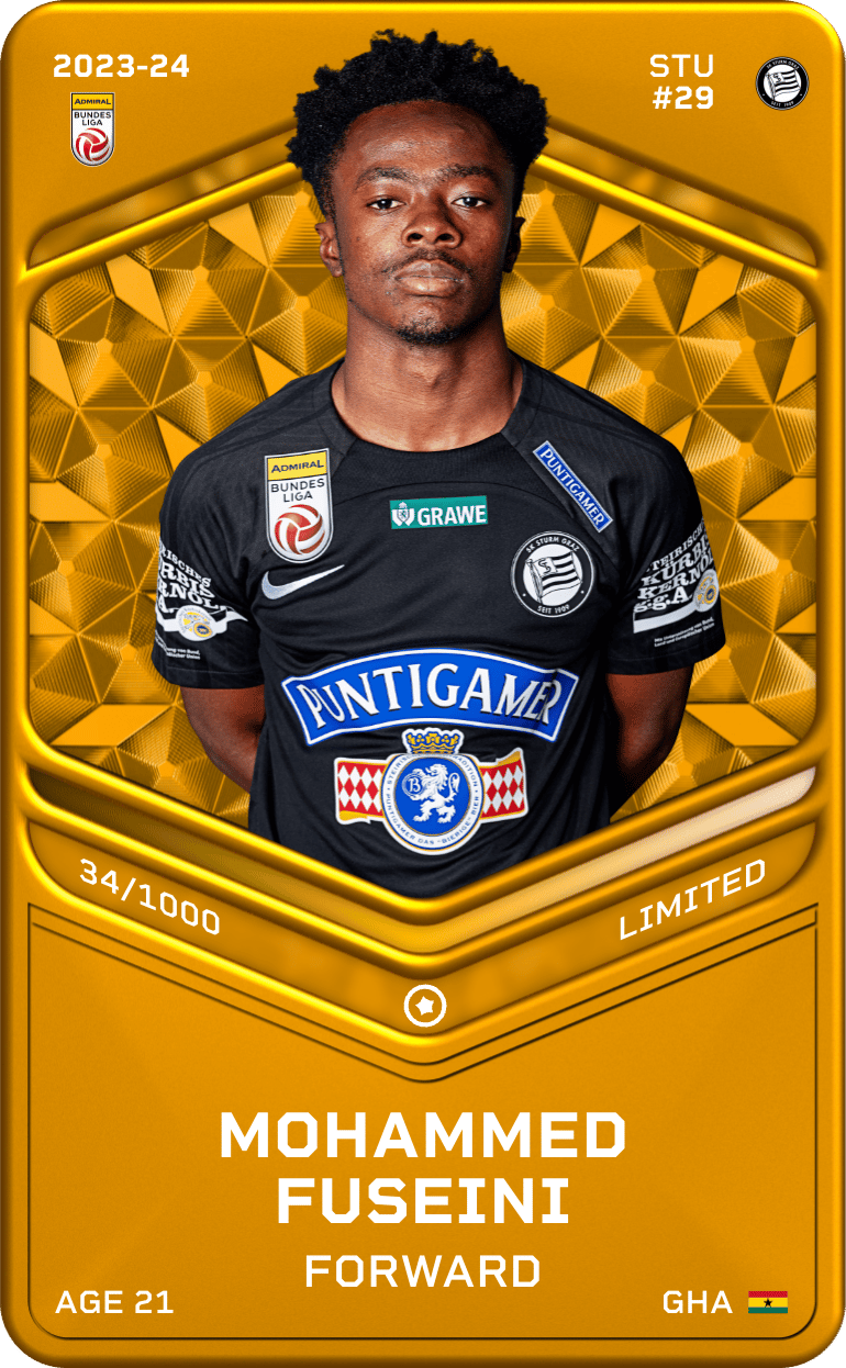 Mohammed Fuseini 2023-24 • Limited 34/1000